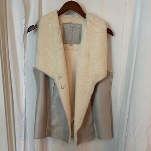 Tyler Boe Cream and Gray Women's Vest
